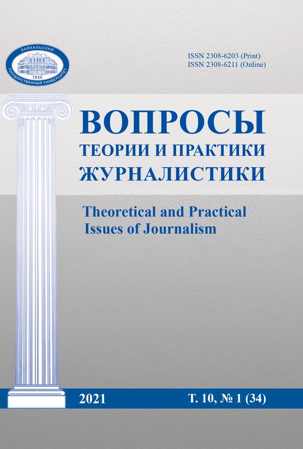 ВОПРОСЫ ТЕОРИИ И ПРАКТИКИ ЖУРНАЛИСТИКИ (БГУ)